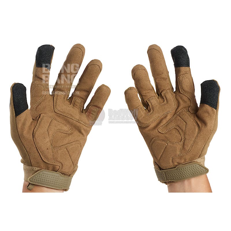 Gk tactical fast trigger gloves (xl size / tan) free