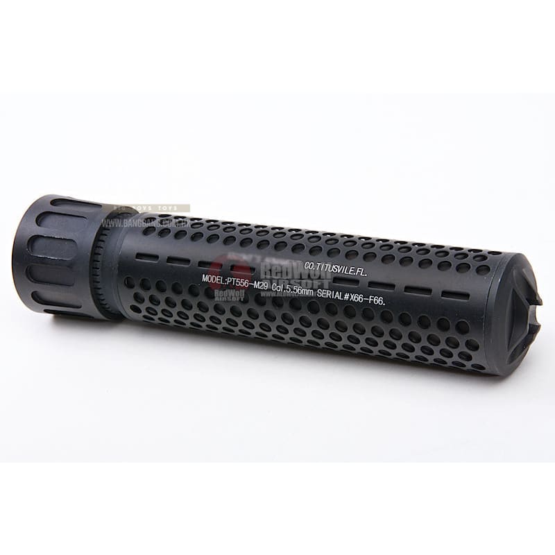 GK Tactical KAC QDC Suppressor (14mm CCW) - Black - Bang Bang Airsoft