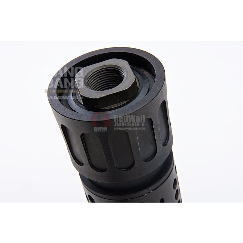 GK Tactical KAC QDC Suppressor (14mm CCW) - Black - Bang Bang Airsoft
