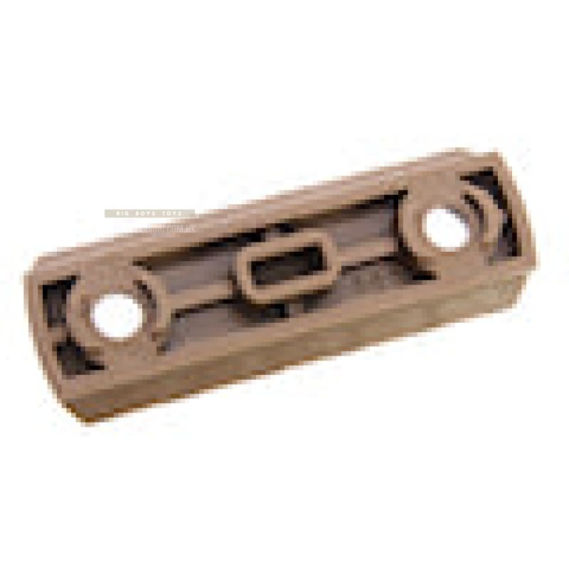 GK Tactical M - LOK Nylon 5 Picatinny Rail Sections (4pcs / Set) - Coyote Brown - Bang Bang Airsoft