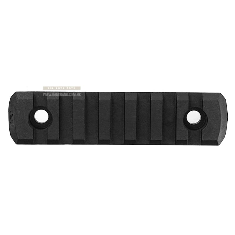 GK Tactical M - LOK Nylon 7 Picatinny Rail Sections (4pcs / Set) - Black - Bang Bang Airsoft