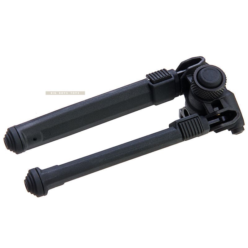 GK Tactical MG Style Adjustable Polymer Bipod for 1913 Picatinny Rail - BK - Bang Bang Airsoft