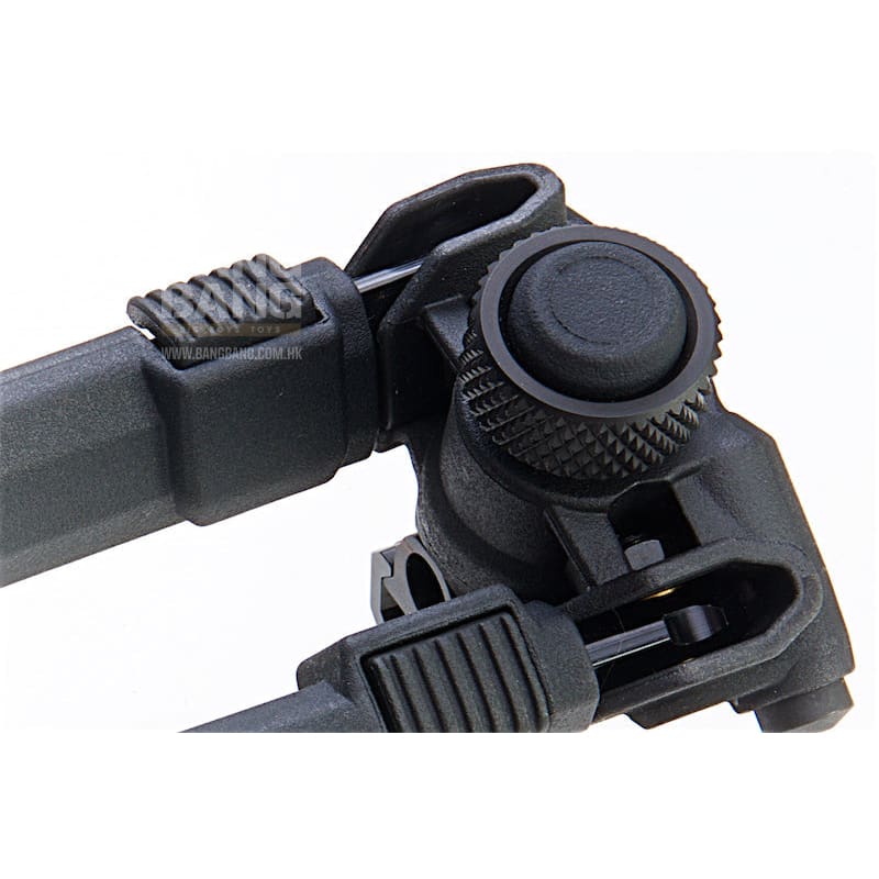 GK Tactical MG Style Adjustable Polymer Bipod for 1913 Picatinny Rail - BK - Bang Bang Airsoft