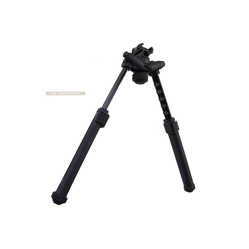 GK Tactical MG Style Adjustable Polymer Bipod for 1913 Picatinny Rail - BK - Bang Bang Airsoft