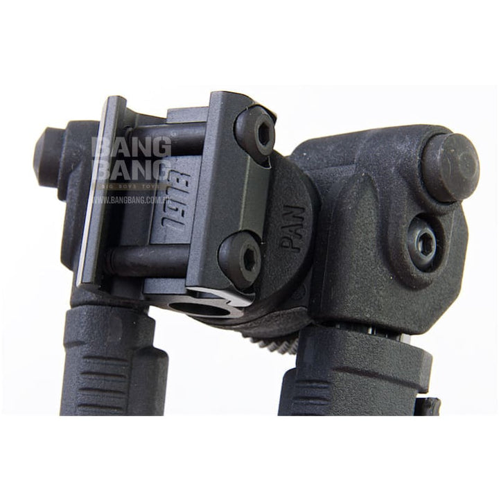 GK Tactical MG Style Adjustable Polymer Bipod for 1913 Picatinny Rail - BK - Bang Bang Airsoft