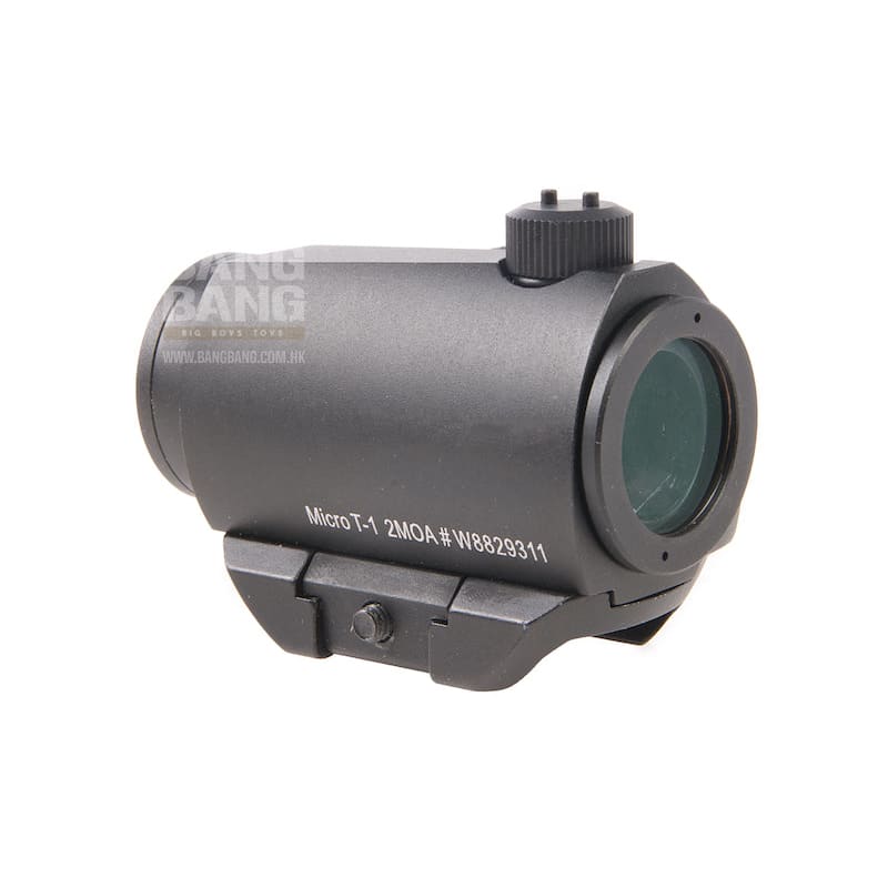 GK Tactical Micro T1 Red Dot w/ Picatinny Mount - Black - Bang Bang Airsoft
