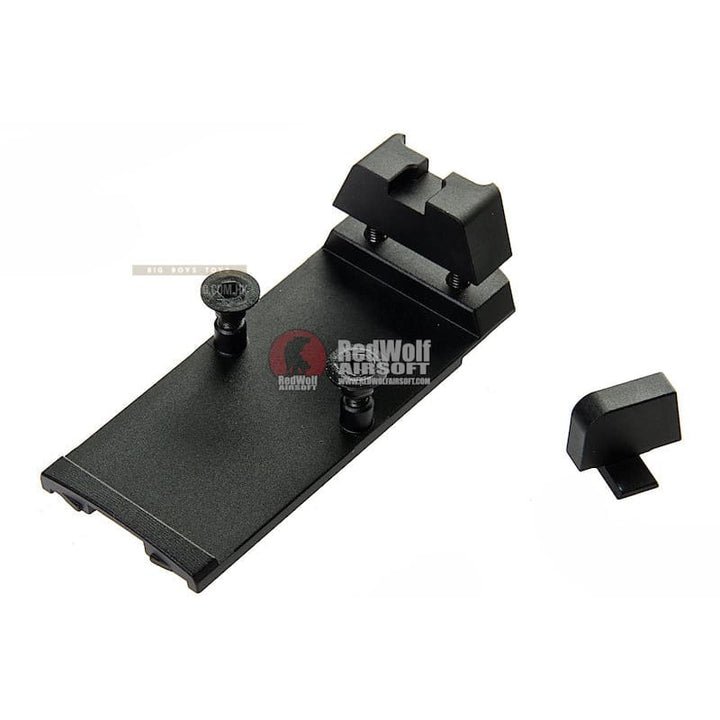GK Tactical RMR Mount Base with Sight Set for SIG AIR P320 M17 / M18 GBB Pistol - Bang Bang Airsoft
