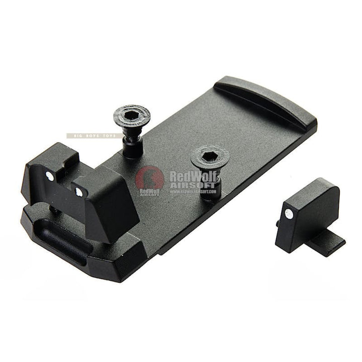 GK Tactical RMR Mount Base with Sight Set for SIG AIR P320 M17 / M18 GBB Pistol - Bang Bang Airsoft