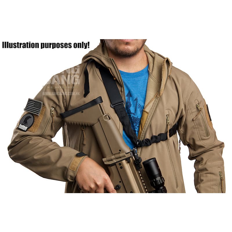 GK Tactical Single Point Bungee Sling - TAN - Bang Bang Airsoft