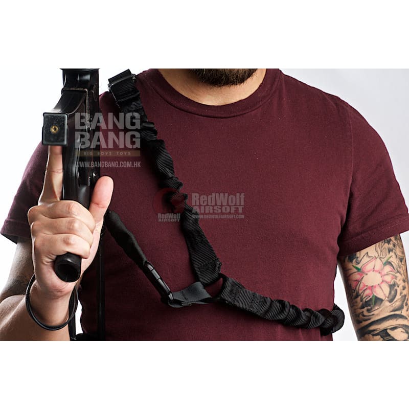 GK Tactical Single Point QD Bungee Sling - Black - Bang Bang Airsoft