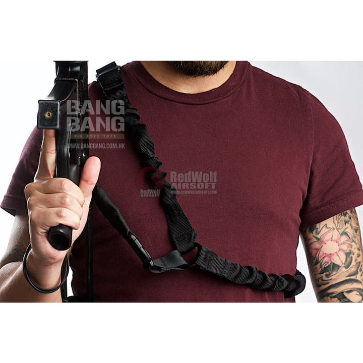 GK Tactical Single Point QD Bungee Sling - Black - Bang Bang Airsoft