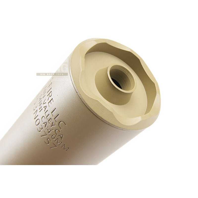 GK Tactical SOCOM46 - Mini Silencer for Umarex (KWA / VFC) MP7 AEG / GBB - TAN - Bang Bang Airsoft