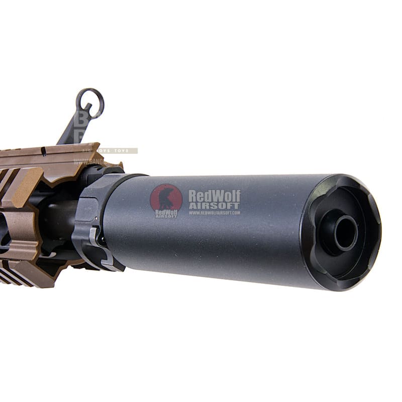 GK Tactical SOCOM556 Mini 2 Suppressor (14mm CCW) - Black - Bang Bang Airsoft