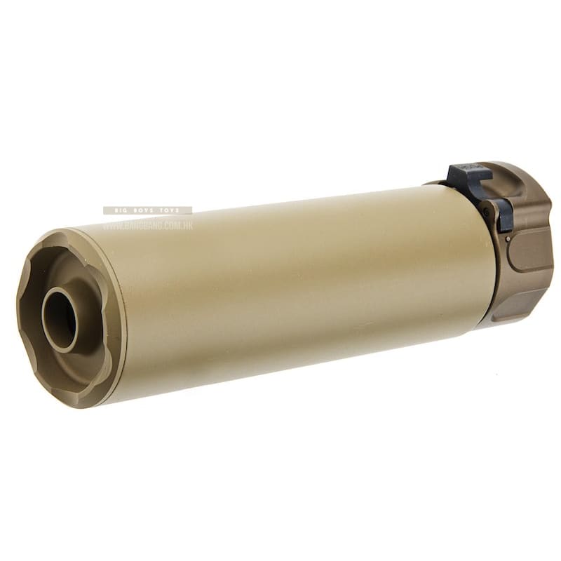 GK Tactical SOCOM556 Mini 2 Suppressor (14mm CCW) - TAN - Bang Bang Airsoft