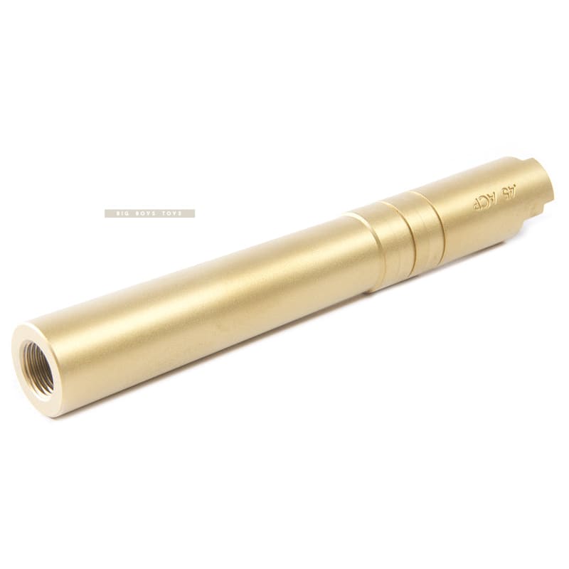 GK Tactical Stainless Steel Outer Barrel for Tokyo Marui Hi - Capa 5.1 GBB - Gold - Bang Bang Airsoft