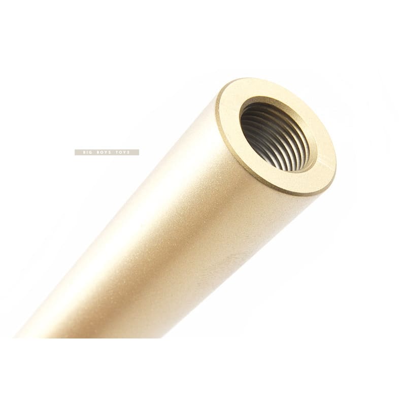 GK Tactical Stainless Steel Outer Barrel for Tokyo Marui Hi - Capa 5.1 GBB - Gold - Bang Bang Airsoft