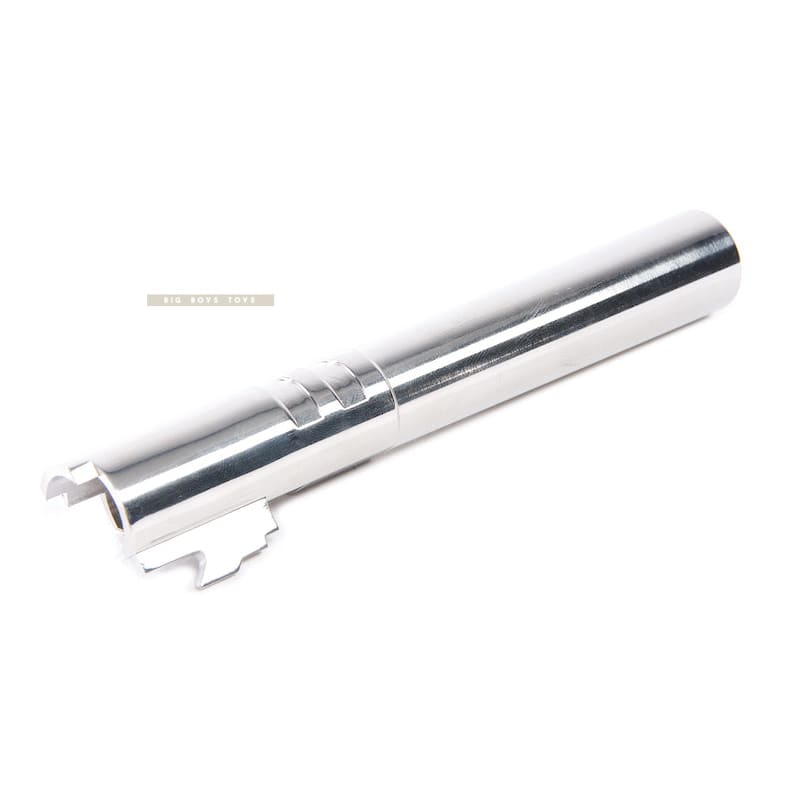 GK Tactical Stainless Steel Outer Barrel for Tokyo Marui Hi - Capa 5.1 GBB - Silver - Bang Bang Airsoft