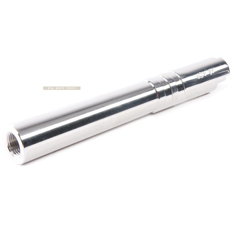 GK Tactical Stainless Steel Outer Barrel for Tokyo Marui Hi - Capa 5.1 GBB - Silver - Bang Bang Airsoft