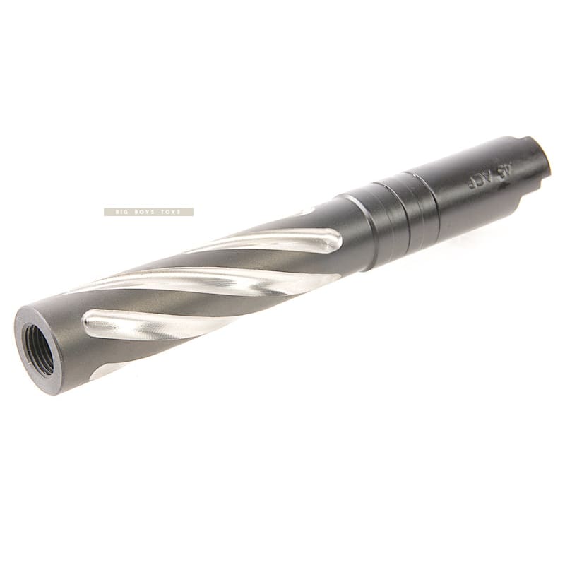 GK Tactical Stainless Steel Tornado Outer Barrel for Tokyo Marui Hi - Capa 5.1 GBB - Black - Bang Bang Airsoft