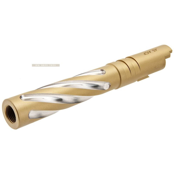 GK Tactical Stainless Steel Tornado Outer Barrel for Tokyo Marui Hi - Capa 5.1 GBB - Gold - Bang Bang Airsoft