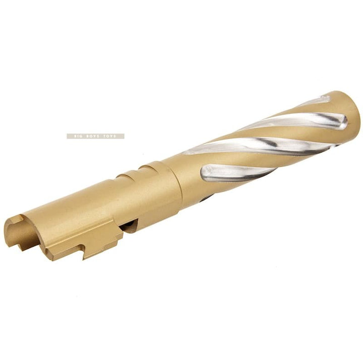 GK Tactical Stainless Steel Tornado Outer Barrel for Tokyo Marui Hi - Capa 5.1 GBB - Gold - Bang Bang Airsoft