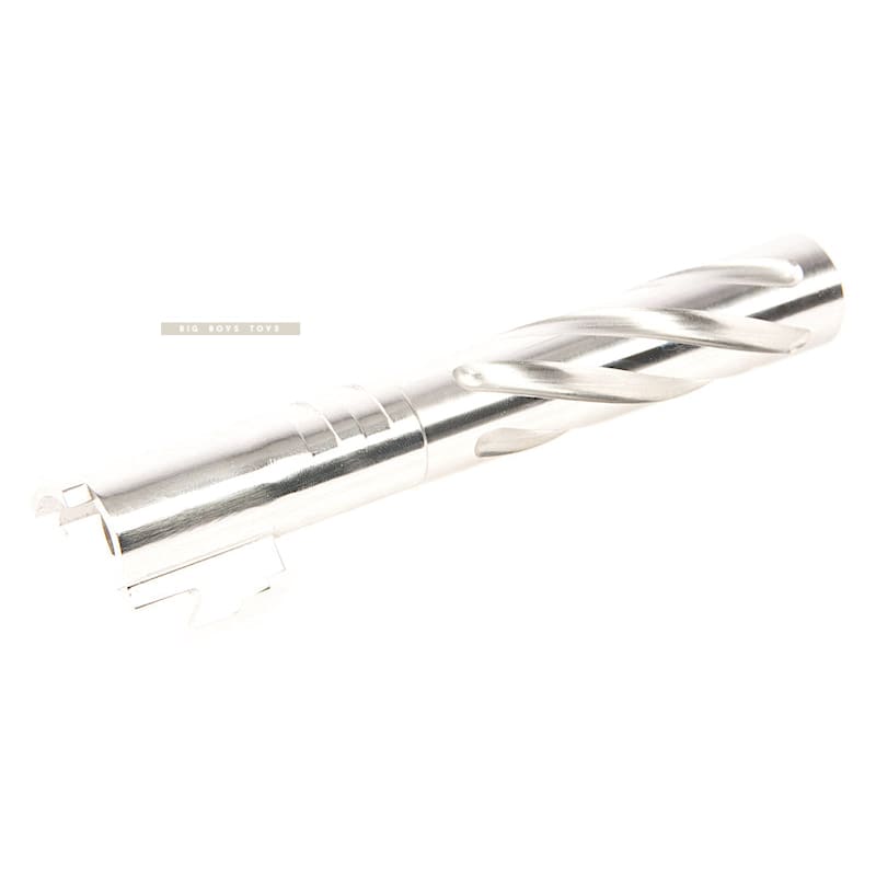 GK Tactical Stainless Steel Tornado Outer Barrel for Tokyo Marui Hi - Capa 5.1 GBB - Silver - Bang Bang Airsoft
