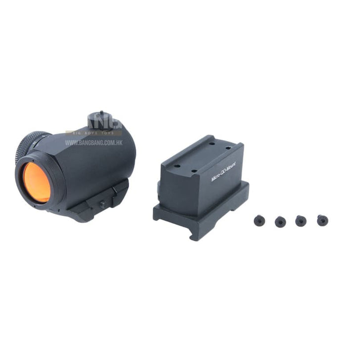 GK Tactical T1 Red Dot (GBB Shockroof) w/ Micro - QD Mount - Black - Bang Bang Airsoft