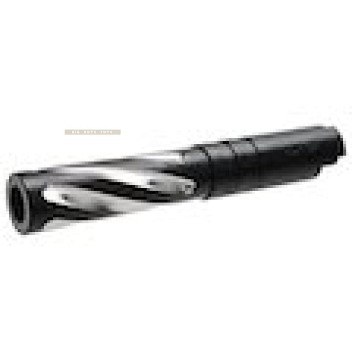 GK Tactical Tokyo Marui Hi Capa 4.3 Outer Barrel (Tornado, Stainless Steel) - Black - Bang Bang Airsoft