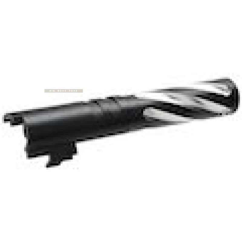 GK Tactical Tokyo Marui Hi Capa 4.3 Outer Barrel (Tornado, Stainless Steel) - Black - Bang Bang Airsoft