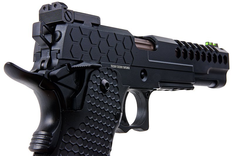 Golden Eagle Hi Capa Hexagon GBB Gel Blaster (CNC Aluminum Slide)(3609) - Bang Bang Airsoft