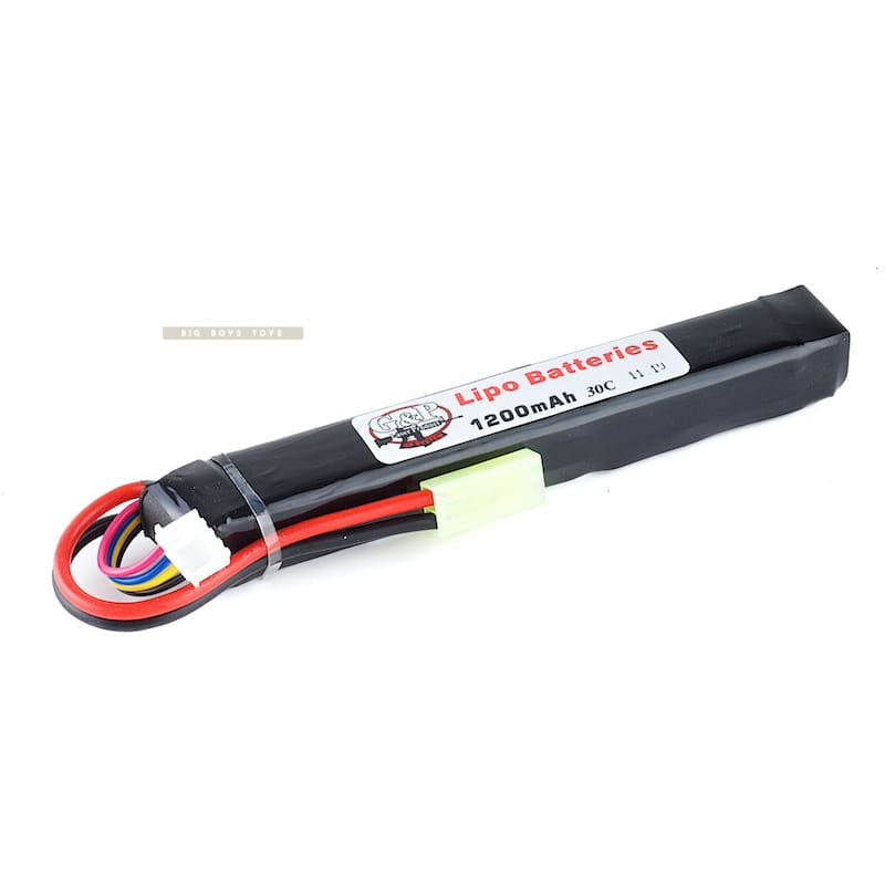 G&P 11.1v 1200mAh (20C) Lithium Polymer Battery (A - Tamiya) - Bang Bang Airsoft