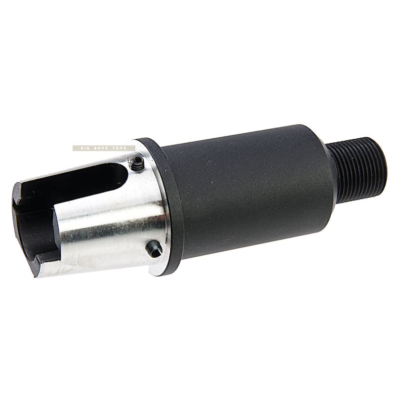 G&P 3 inch Aluminum Stubby Taper Outer Barrel for G&P Taper Metal Body (14mm CW) - BK - Bang Bang Airsoft