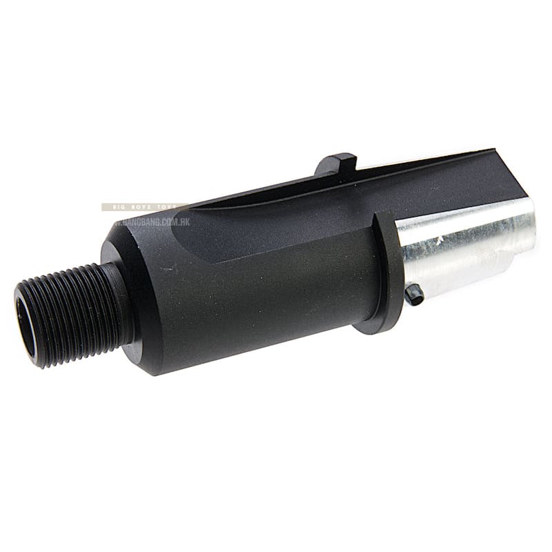G&P 3 inch Aluminum Stubby Taper Outer Barrel for G&P Taper Metal Body (14mm CW) - BK - Bang Bang Airsoft