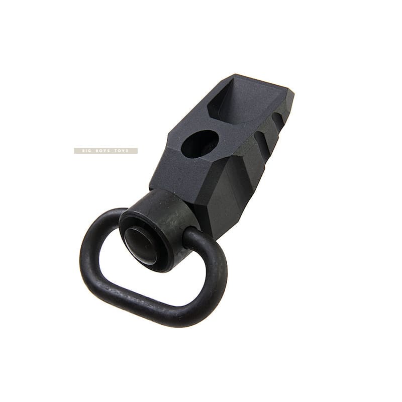 G&P Adjustable QD Sling Swivel for M - Lok/ Keymod System - Black - Bang Bang Airsoft