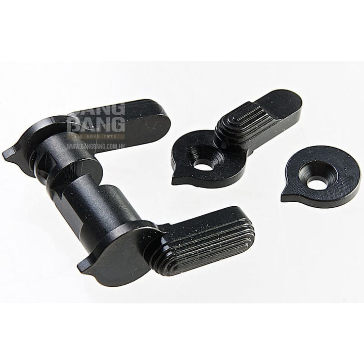 G&P Ambi Safety Selector for Tokyo Marui M4A1 MWS GBB - Black - Bang Bang Airsoft