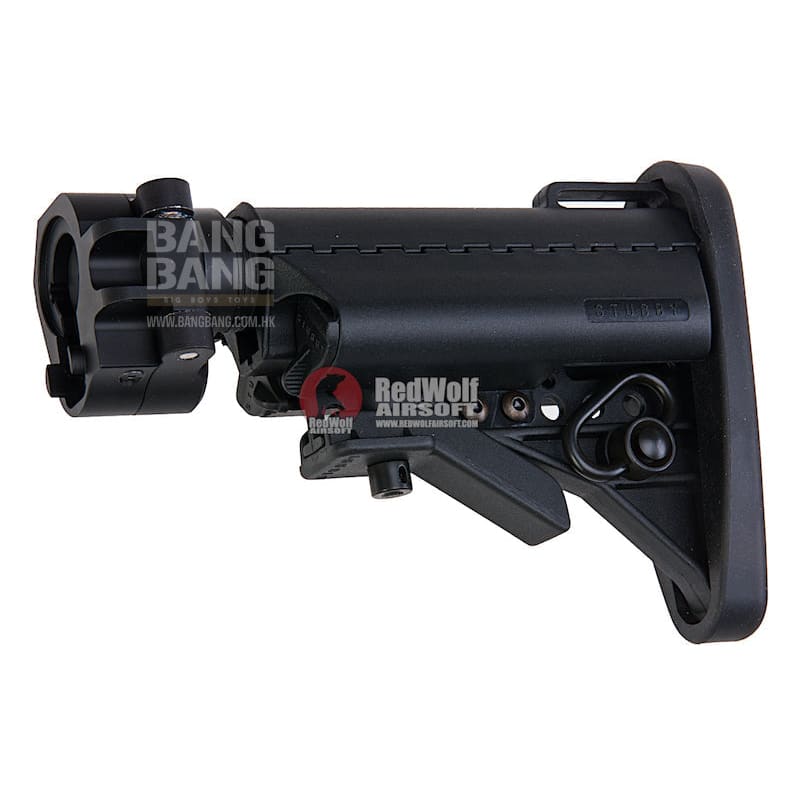 G&P Battery Carry Folding Stock (Stubby) For Tokyo Marui & G&P M4 / M16 Metal AEG Series - Bang Bang Airsoft