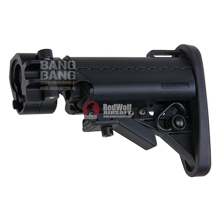 G&P Battery Carry Folding Stock (Stubby) For Tokyo Marui & G&P M4 / M16 Metal AEG Series - Bang Bang Airsoft