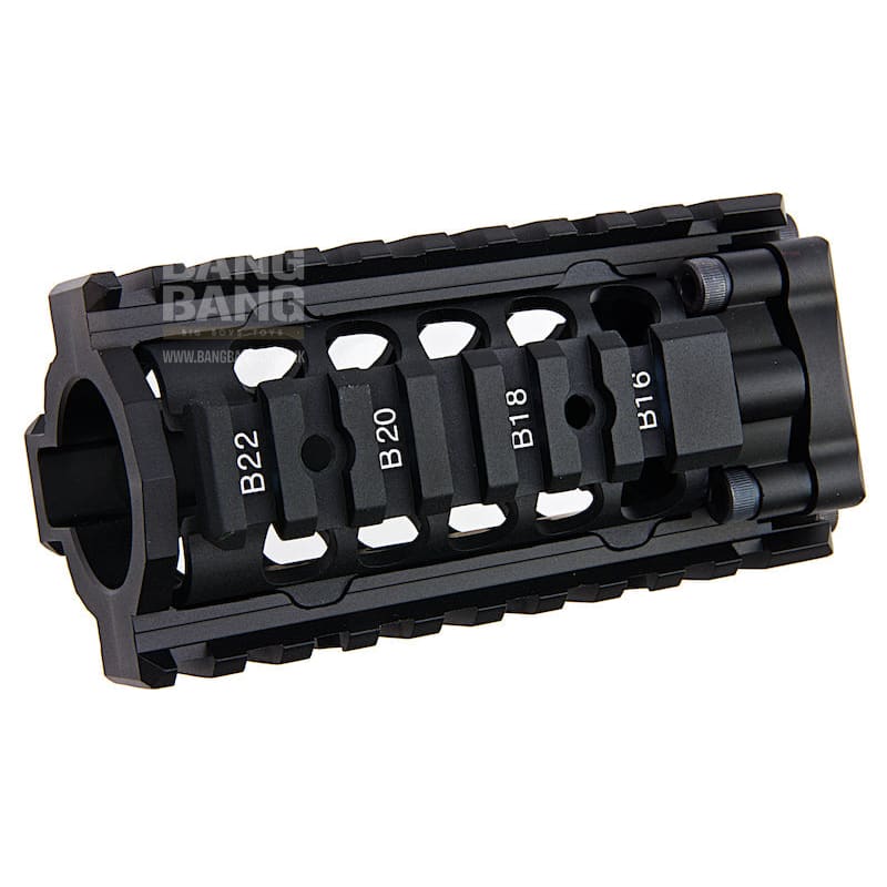 G&P Daniel Defense 4.5 inch RAS II for Tokyo Marui & G&P M4/ M16 Series - Black - Bang Bang Airsoft