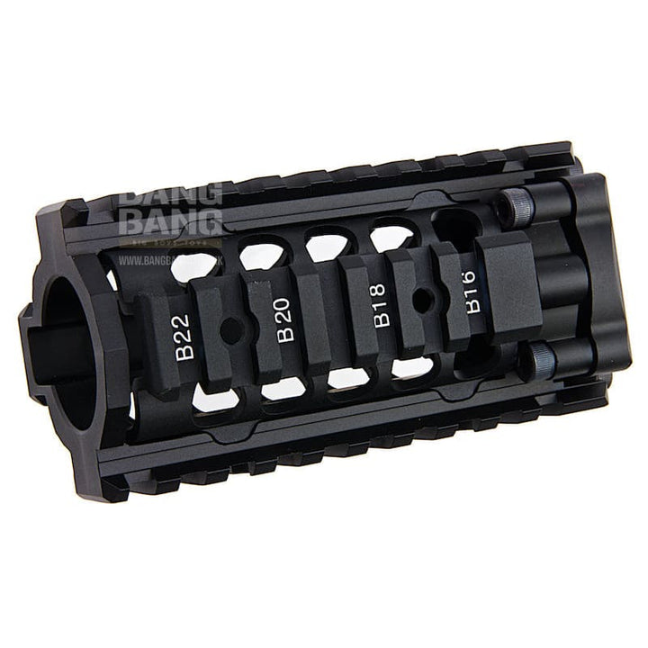 G&P Daniel Defense 4.5 inch RAS II for Tokyo Marui & G&P M4/ M16 Series - Black - Bang Bang Airsoft