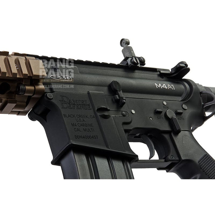 G&P Daniel Defense M4A1 AEG - Sand on Black - Bang Bang Airsoft