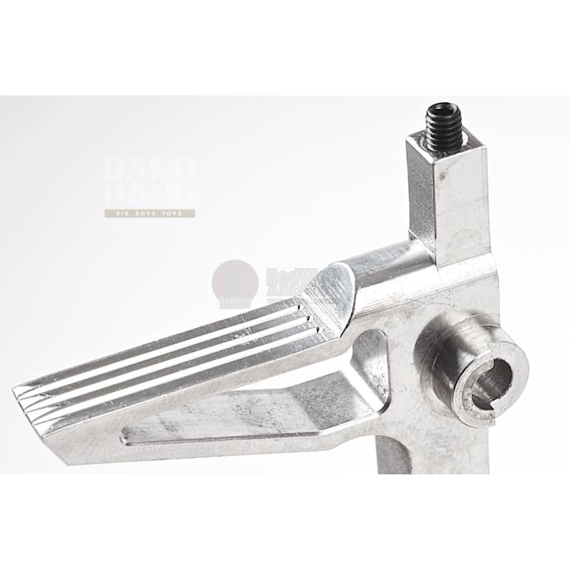 G&P GBB Stainless Steel Flat Trigger for WA M4A1 Series / G& - Bang Bang Airsoft