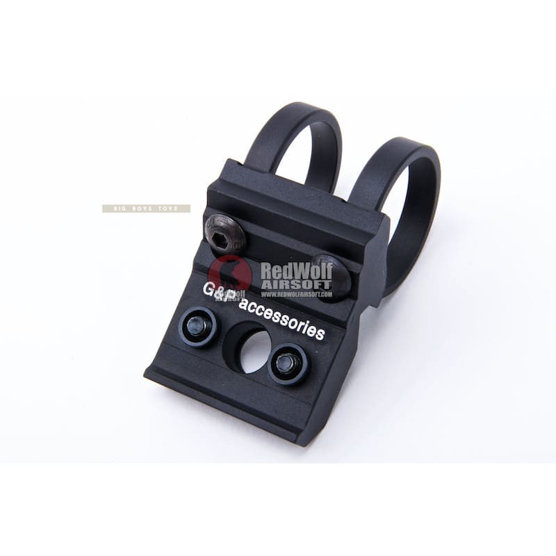 G&P Keymod One O'Clock Flashlight Moutn Ring (1 inch) - Blac - Bang Bang Airsoft