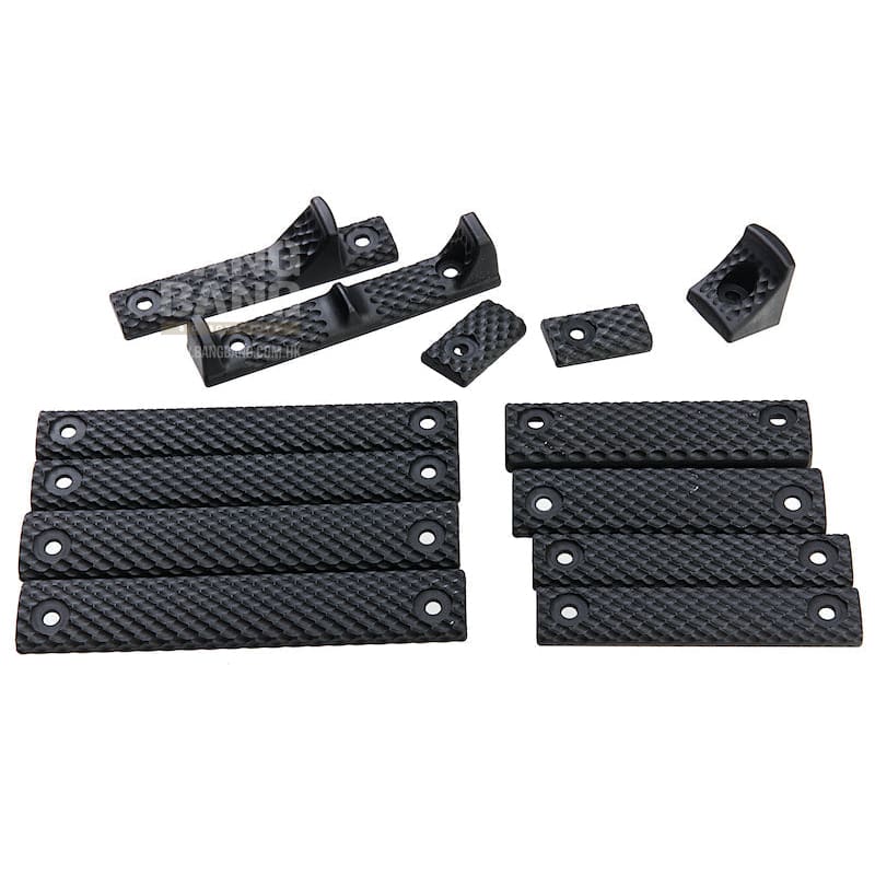 G&P M - lok / Keyomd Rail Cover Set - Black - Bang Bang Airsoft