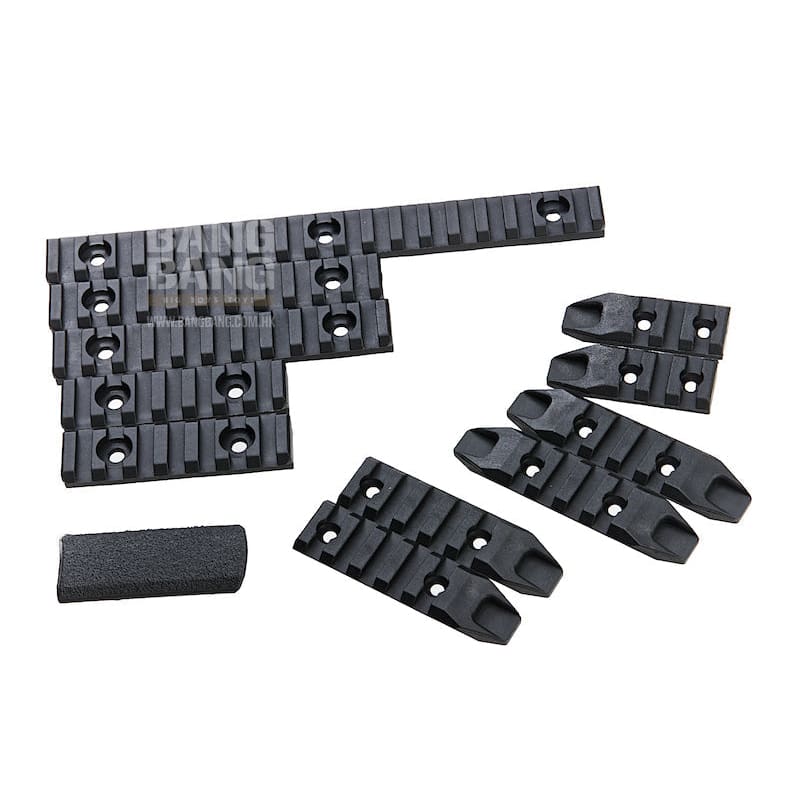 G&P M - lok / Keyomd Rail Cover Set - Black - Bang Bang Airsoft