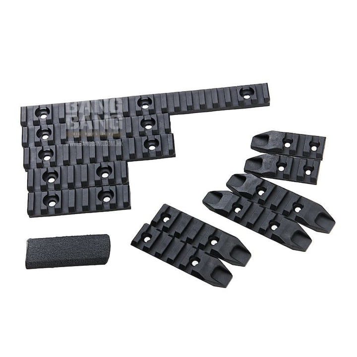 G&P M - lok / Keyomd Rail Cover Set - Black - Bang Bang Airsoft