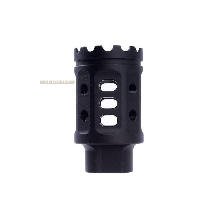 G&P Meat Cutter (S) for Tokyo Marui M16 Series (14mm CW & CCW Adaptor included) - Black - Bang Bang Airsoft