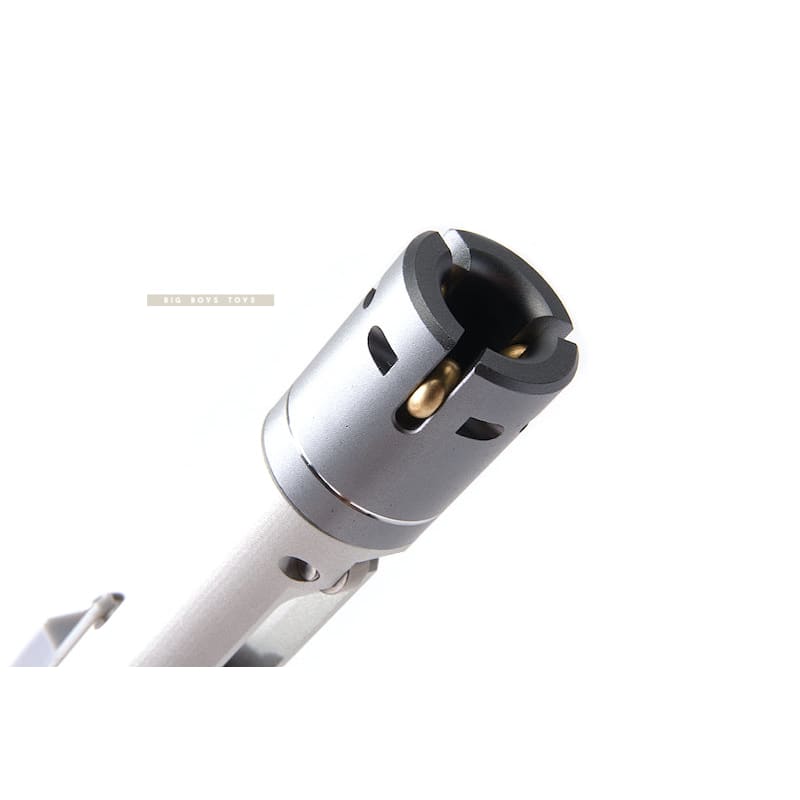 G&P MWS Forged Aluminum Complete Bolt Carrier Group Set for G&P Buffer Tube - Silver - Bang Bang Airsoft