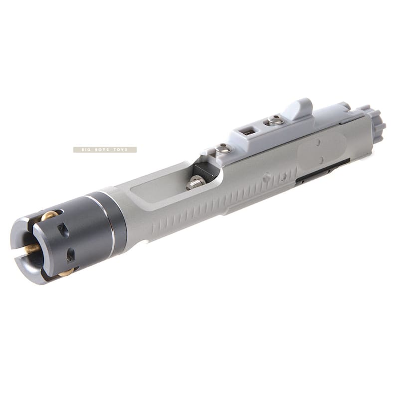 G&P MWS Forged Aluminum Complete Bolt Carrier Group Set for G&P Buffer Tube - Silver - Bang Bang Airsoft