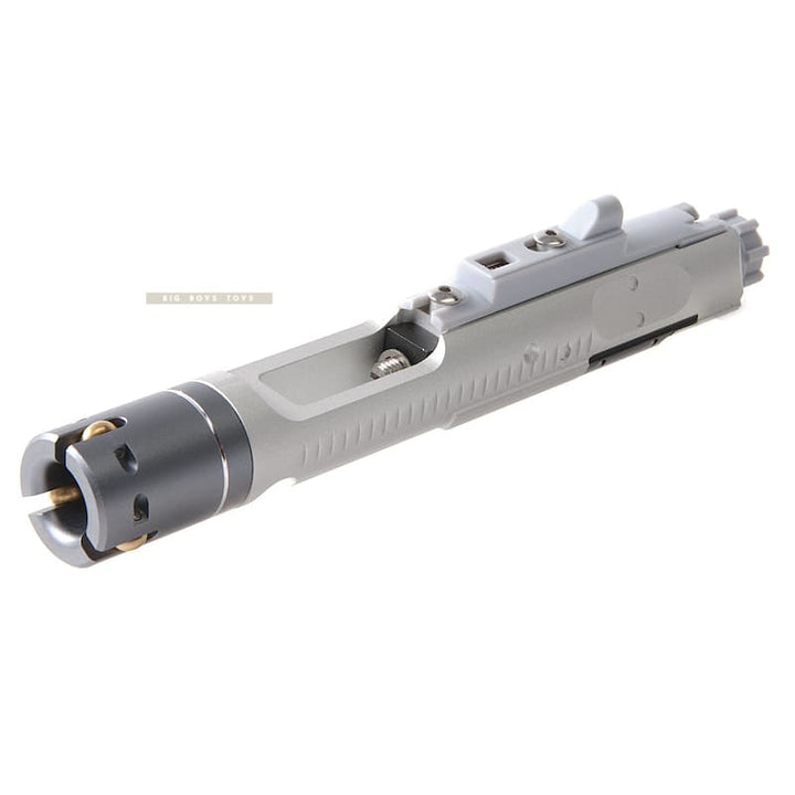 G&P MWS Forged Aluminum Complete Bolt Carrier Group Set for G&P Buffer Tube - Silver - Bang Bang Airsoft