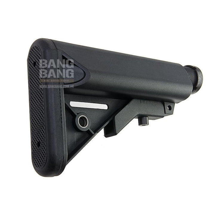 G&P MWS Multi Purpose Stock Kit for Tokyo Marui MWS M4A1 GBB - Black - Bang Bang Airsoft